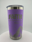 Faith Moves Mountains 20 0z Tumbler