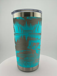 Bass Fishing 20 0z Tumbler