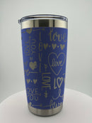 Valentines 20 0z Tumbler