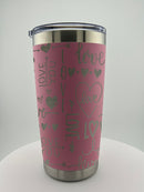 Valentines 20 0z Tumbler