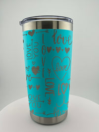 Valentines 20 0z Tumbler