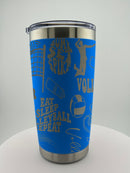 Volleyball 20 0z Tumbler