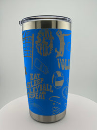 Volleyball 20 0z Tumbler