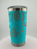 Volleyball 20 0z Tumbler