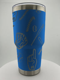 Baseball Doodle 30 0z Tumbler