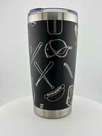 Baseball Doodle 20 0z Tumbler