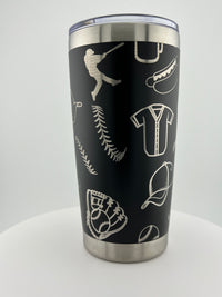 Baseball Doodle 20 0z Tumbler