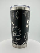 Softball Doodle 20 0z Tumbler