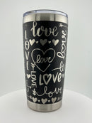 Valentines 20 0z Tumbler