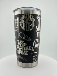 Volleyball 20 0z Tumbler