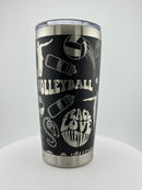 Volleyball 20 0z Tumbler