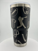 Baseball Doodle 30 0z Tumbler