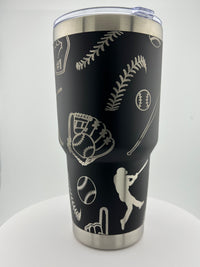 Baseball Doodle 30 0z Tumbler