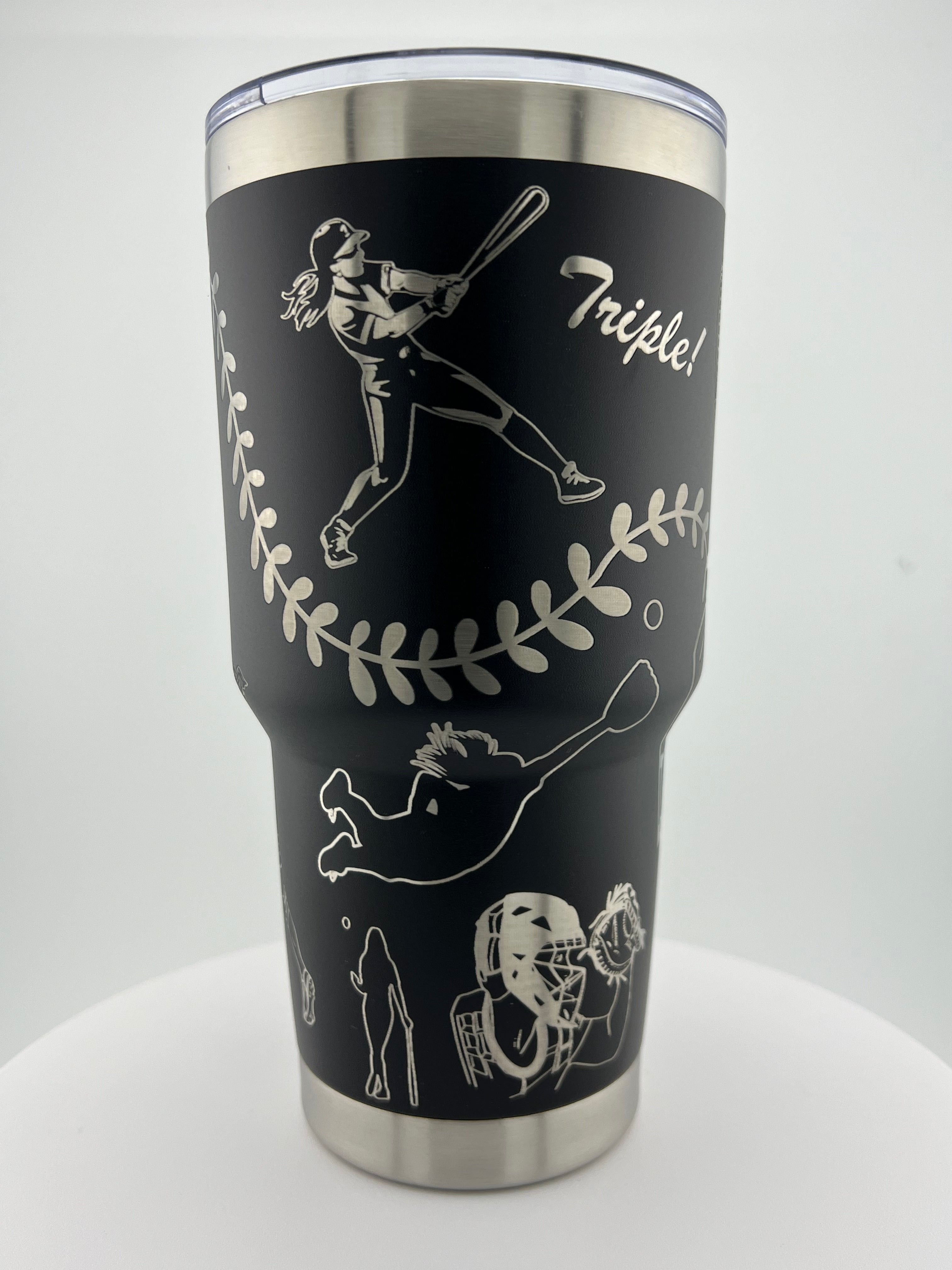 Softball Doodle 30 0z Tumbler