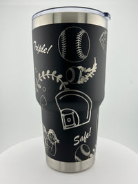 Softball Doodle 30 0z Tumbler