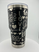 Valentines 30 0z Tumbler