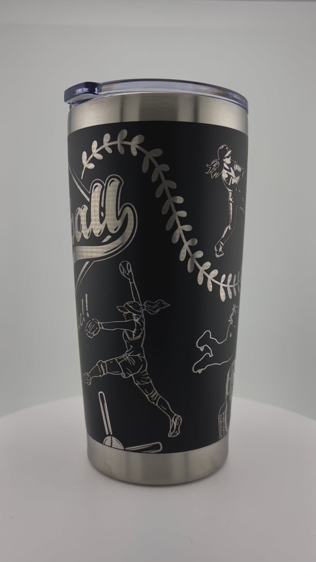 Softball Doodle 20 0z Tumbler